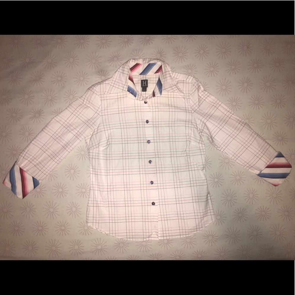 HILFIGER by Tommy Hilfiger Button Down Shirt Sz 6